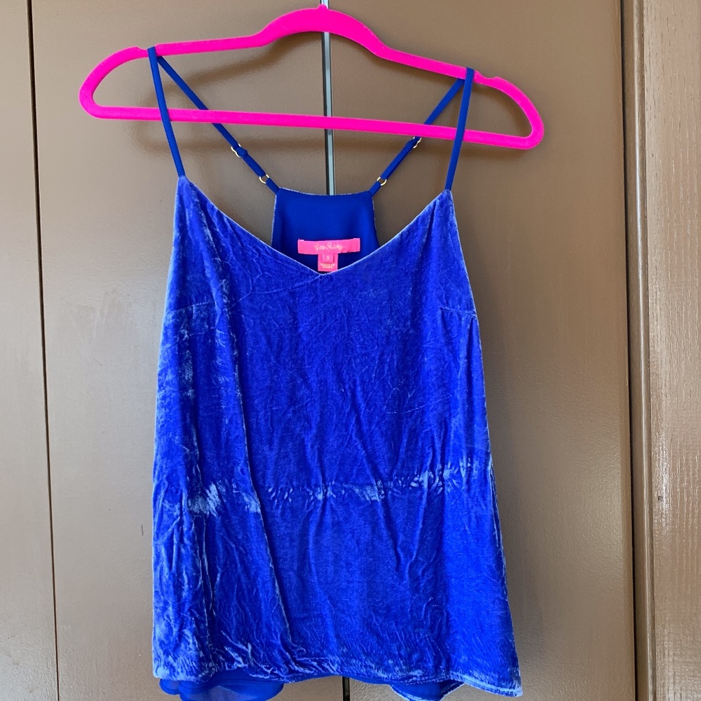 Lilly Pulitzer Dusk Velvet Top
